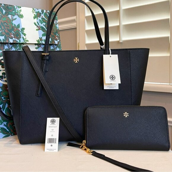 🔥NeW! Tory Burch Set Emerson Small Tote & Continental Wallet - Picture 11 of 11